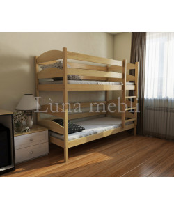Двухъярусная деревянная кровать Лакки