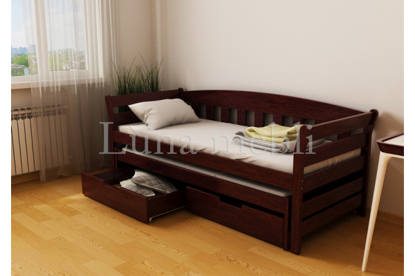 Деревянная кровать Тедди Дуо