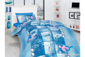 Постельное белье First Choice, ранфорс Jean Mavi (ФЁСТ ЧОИС)