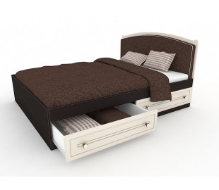 Кровати с ящиками  Размер спального места 160х190, Изголовье 81 см